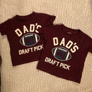Dads draft pick Tee 🏈